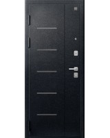 Входная дверь В-06 (2026) Черный муар + Темная лиственница