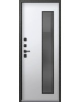 Входная дверь Термо-32 Графит муар + Кашемир белый