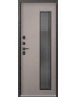 Входная дверь Термо-32 Графит муар + Кашемир грей