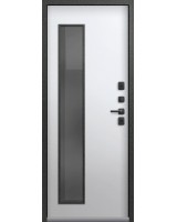 Входная дверь Термо-32 Графит муар + Кашемир белый