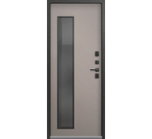 Входная дверь Термо-32 Графит муар + Кашемир грей