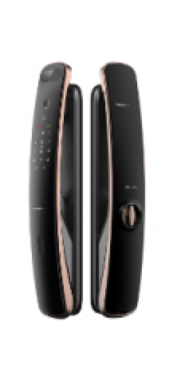 Установка электронного замка Kaadas K13-F Face Lambo на дверь