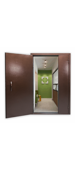 Дверь металлическая подъездная Индивидуально Правая