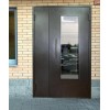 Дверь металлическая утепленная подъездная с остеклением