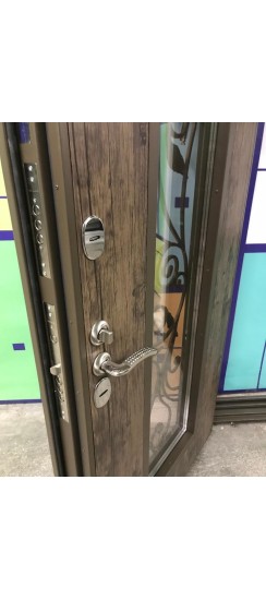 Дверь с терморазрывом Термо-Люкс Браун