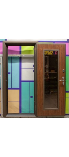 Дверь с терморазрывом Термо-Люкс Браун