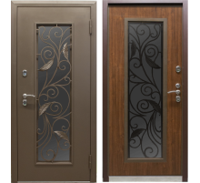 Дверь с терморазрывом Термо-Люкс Браун