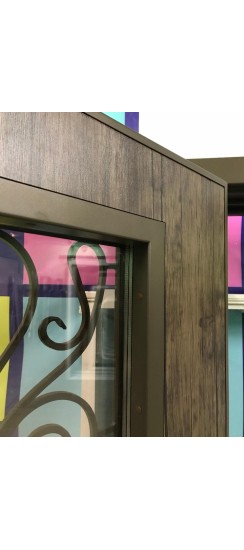 Дверь с терморазрывом Термо-Люкс Браун