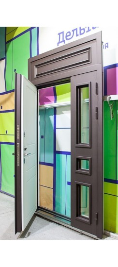 Дверь с терморазрывом Термо-2 Люкс Браун