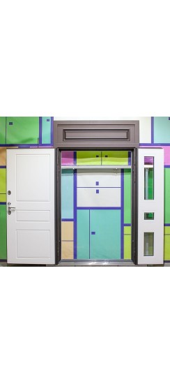 Дверь с терморазрывом Термо-2 Люкс Браун