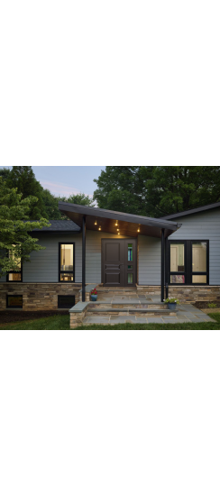 Дверь с терморазрывом Термо-2 Люкс Браун