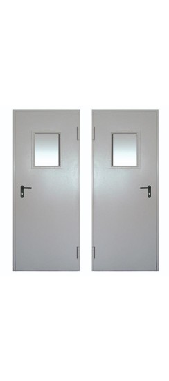 Противопожарная дверь ДМП-О-01 EI60 с остеклением