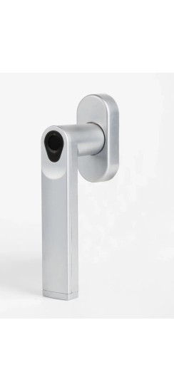 Оконная ручка с отпечатком пальца. Цвет: Светлый антрацит