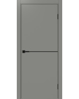 Неаполь_202 молдинг алюм.чёрн. ЭКО-шпон Серый