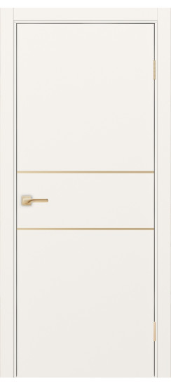 Межкомнатная дверь Неаполь_203 молдинг алюм.золото.30  Бежевый