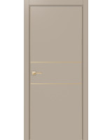 Неаполь_203 молдинг алюм.золото ЭКО-шпон Мокко