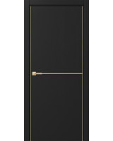 Неаполь_202 молдинг алюм.золото ЭКО-шпон Антрацит