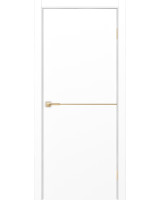 Неаполь_202 молдинг алюм.золото ЭКО-шпон Белый снежный