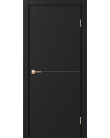 Неаполь_202 молдинг алюм.золото ЭКО-шпон Антрацит