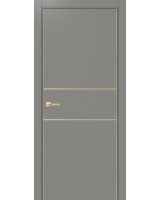 Неаполь_203 молдинг алюм.золото ЭКО-шпон Серый