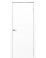 Неаполь_203 молдинг алюм.хром ЭКО-шпон Белый снежный