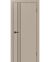 Неаполь_205 молдинг алюм.чёрн. ЭКО-шпон Мокко