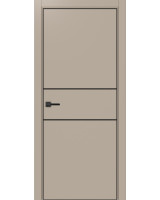 Неаполь_203 молдинг алюм.чёрн. ЭКО-шпон Мокко