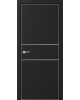 Неаполь_203 молдинг алюм.хром ЭКО-шпон Антрацит