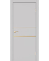 Неаполь_203 молдинг алюм.золото ЭКО-шпон Пепельный