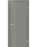 Неаполь_205 молдинг алюм.золото ЭКО-шпон Серый