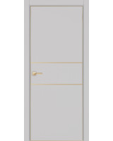 Неаполь_203 молдинг алюм.золото ЭКО-шпон Пепельный