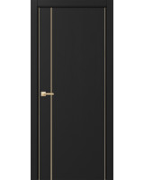 Неаполь_204 молдинг алюм.золото ЭКО-шпон Антрацит