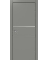 Неаполь_203 молдинг алюм.хром ЭКО-шпон Серый