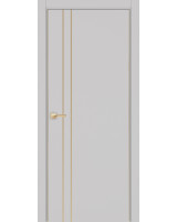 Неаполь_205 молдинг алюм.золото ЭКО-шпон Пепельный