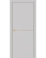 Неаполь_202 молдинг алюм.золото ЭКО-шпон Пепельный