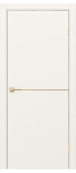 Межкомнатная дверь Неаполь_202 молдинг алюм.золото.30  Бежевый