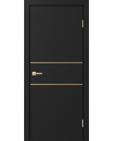 Неаполь_203 молдинг алюм.золото ЭКО-шпон Антрацит