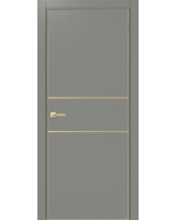 Неаполь_203 молдинг алюм.золото ЭКО-шпон Серый