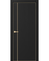 Неаполь_204 молдинг алюм.золото ЭКО-шпон Антрацит