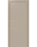 Неаполь_203 молдинг алюм.золото ЭКО-шпон Мокко