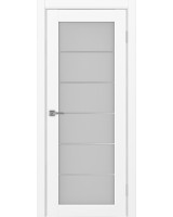 Парма_401АСС.2 молдинг алюм.хром ЭКО-шпон Белый снежный