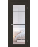 Парма_401АСС.2 молдинг алюм.чёрн. ЭКО-шпон Венге FL