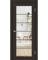 Парма_401АСС.2 молдинг алюм.чёрн. ЭКО-шпон Венге FL