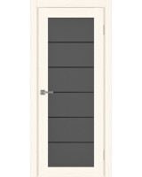Парма_401АСС.2 молдинг алюм.чёрн. ЭКО-шпон Ясень светлый