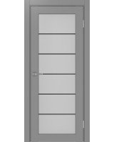 Парма_401АСС.2 молдинг алюм.чёрн. ЭКО-шпон Серый