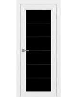 Парма_401АСС.2 молдинг алюм.чёрн. ЭКО-шпон Белый лёд