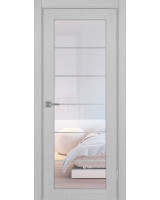 Парма_401АСС.2 молдинг алюм.хром ЭКО-шпон Дуб серый FL