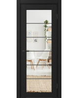 Парма_401АСС.2 молдинг алюм.чёрн. ЭКО-шпон Антрацит