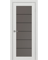 Парма_401АСС.2 молдинг алюм.чёрн. ЭКО-шпон Ясень серебристый