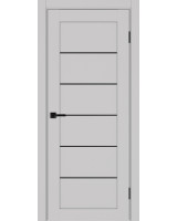 Парма_401АПП.1 молдинг алюм.чёрн. ЭКО-шпон Пепельный
